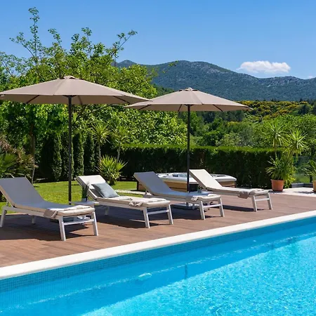 Agava With Heated Pool, Jacuzzi, Sauna, Gym, 4 En-suite Bedrooms 빌라 Gata